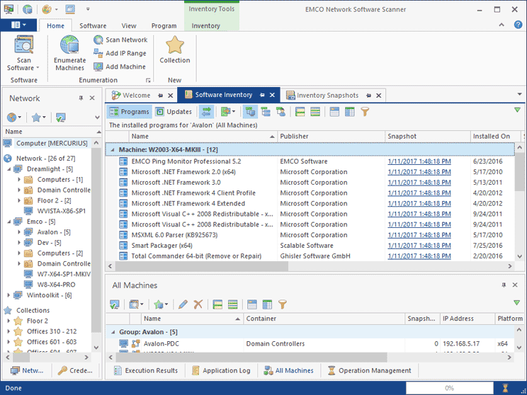 Software Inventory Info